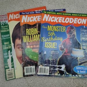 Vintage Nickelodeon 1990's Magazines